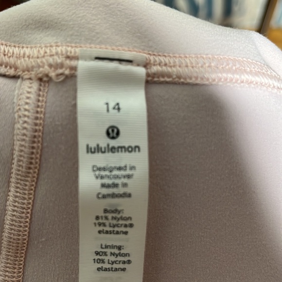 Lululemon Align Pant II 25” Size 15 feather Pink Nulu Double Lined 25” inseam - Picture 5 of 12